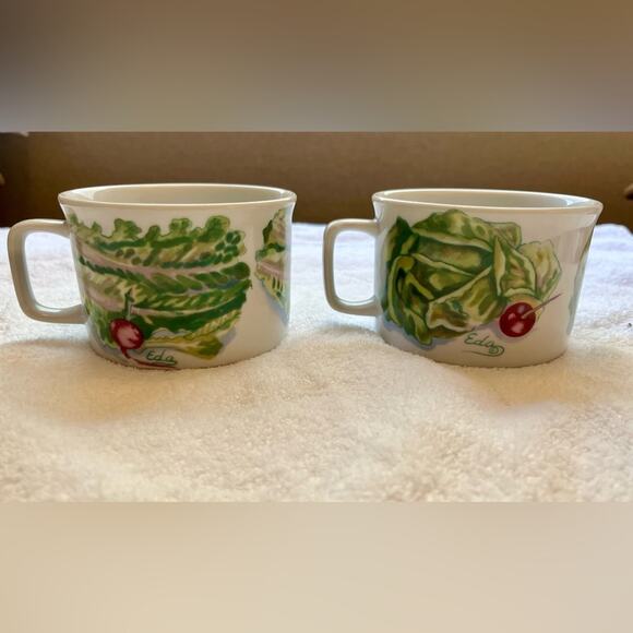 Eda Romaine lettuce cups by Seymour Mann, set of 2 - Picture 1 of 12